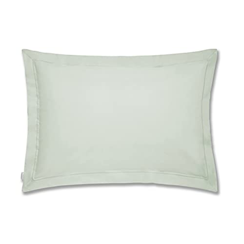 Plain Dyed Cotton Perkal Green 200TC Oxford Pillowcase 50 x 80 cm von Bianca Cotton Soft