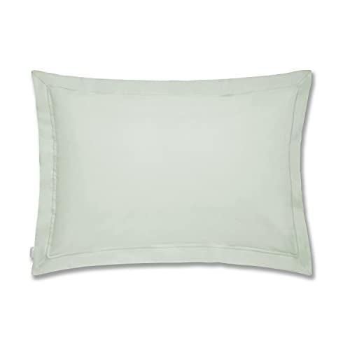 Bianca Plain Dyed Cotton Perkal Green 200TC Oxford Pillowcase 50 x 80 cm von Bianca Cotton Soft
