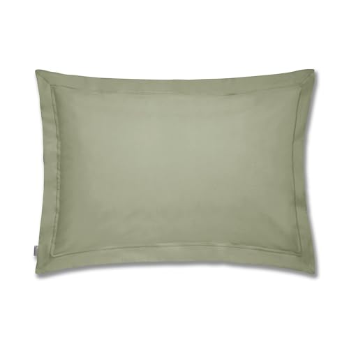 Plain Dyed Cotton Perkal Military Green 200TC Oxford Pillowcase 50 x 80 cm von Bianca Cotton Soft