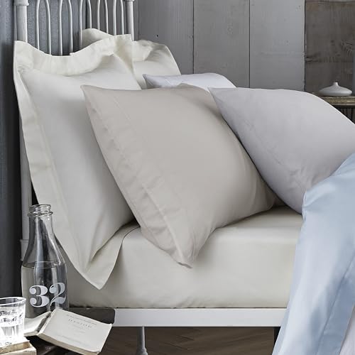 Plain Dyed Cotton Perkal Neutral 200TC Oxford Pillowcase 50 x 80 cm von Bianca Cotton Soft
