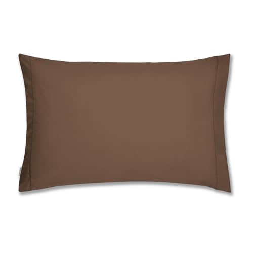 Bianca Plain Dyed Deep Kopfkissenbezug, 65 x 65 cm, Taupe Bianca Plain Dyed Deep Kopfkissenbezug, 65 x 65 cm, Taupe von Bianca