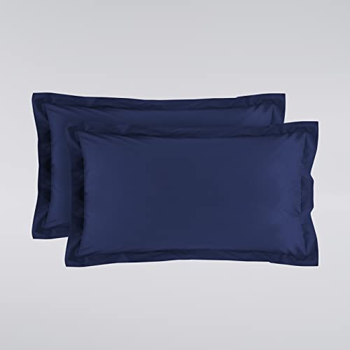 ZIPRO Set 2 Kissenbezüge Marineblau von Biancoperla Lab 31