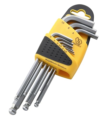 Bianditz 232004 – -Schlüsselsatz, Kugel In Serie Lange, MOV, 9 Stück Bianditz 232004 – -Schlüsselsatz, Kugel In Serie Lange, MOV, 9 Stück von Bianditz