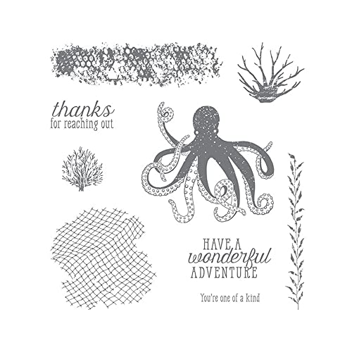 Bianriche Transparente Stempel Leben im Meer Oktopus Silikon Stempel Siegel für Kartenherstellung Dekoration DIY Scrapbooking Handwerk #2 von Bianriche