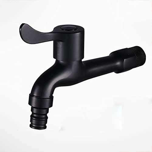 Wasserhahn garten doppelwasserhahn schwarz one in two out aussenwasserhahn frostsicher 1/2 zoll doppel wasserhahn aussen für Waschmaschine Schwarz B Wasserhahn garten doppelwasserhahn schwarz one in two out aussenwasserhahn frostsicher 1/2 zoll doppel wasserhahn aussen für Waschmaschine Schwarz B von BiaoTeng