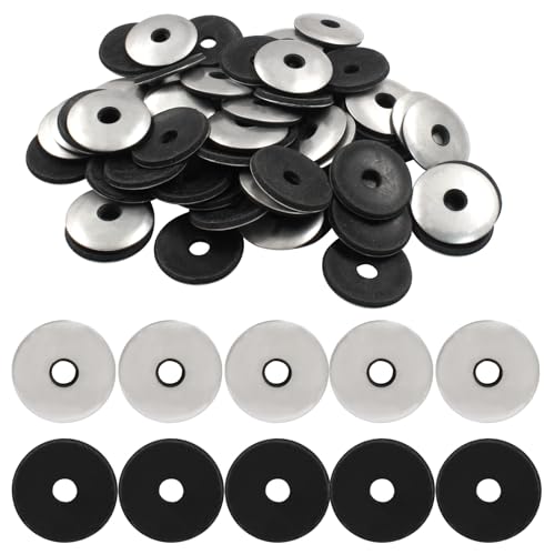 Biaungdo 120 Stück 1/4 x 1 Zoll Neopren Unterlegscheiben EPDM Neopren-Dichtscheiben Gummi Unterlegscheiben Sortiment Schraubendichtungssatz (M6,3 x 25 mm) von Biaungdo