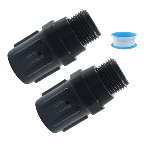 Biaungdo 2 Stück 15 PSI Tropfbewässerungsdruckregler, 3/4 Zoll FHT x 3/4 Zoll MHT Druckminderer Niederflussventil für Tropfbewässerungssystem Biaungdo 2 Stück 15 PSI Tropfbewässerungsdruckregler, 3/4 Zoll FHT x 3/4 Zoll MHT Druckminderer Niederflussventil für Tropfbewässerungssystem von Biaungdo