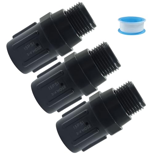Biaungdo 3 Stück 15 PSI Tropfbewässerungsdruckregler, 3/4 Zoll FHT x 3/4 Zoll MHT Druckminderer Niederflussventil für Tropfbewässerungssystem Biaungdo 3 Stück 15 PSI Tropfbewässerungsdruckregler, 3/4 Zoll FHT x 3/4 Zoll MHT Druckminderer Niederflussventil für Tropfbewässerungssystem von Biaungdo