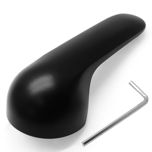 Biaungdo Einzelnes Metall-Hebelgriff-Set, schwarzer Duschgriff, Ersatzteil, Badezimmer-Wasserhahn-Zubehör mit Sechskantschlüssel Biaungdo Einzelnes Metall-Hebelgriff-Set, schwarzer Duschgriff, Ersatzteil, Badezimmer-Wasserhahn-Zubehör mit Sechskantschlüssel von Biaungdo