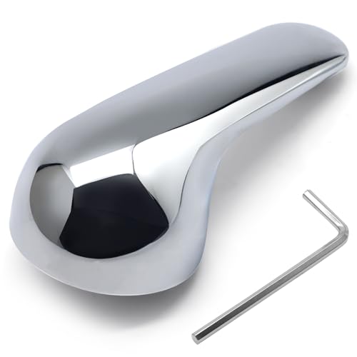 Biaungdo Einzelnes Metall-Hebelgriff-Set, silberfarben, Duschgriff-Ersatzteil, Badezimmer-Wasserhahn-Zubehör mit Sechskantschlüssel Biaungdo Einzelnes Metall-Hebelgriff-Set, silberfarben, Duschgriff-Ersatzteil, Badezimmer-Wasserhahn-Zubehör mit Sechskantschlüssel von Biaungdo