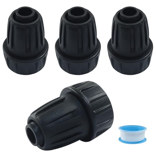 Biaungdo Tropfbewässerungsschlauchverbinder, 3/4 Zoll auf 1/2 Zoll Bewässerungsschlauchadapter, Kunststoff-Wasserhahn-Anschlüsse für Gartenbewässerung, Nebelsystem, 4 Stück Biaungdo Tropfbewässerungsschlauchverbinder, 3/4 Zoll auf 1/2 Zoll Bewässerungsschlauchadapter, Kunststoff-Wasserhahn-Anschlüsse für Gartenbewässerung, Nebelsystem, 4 Stück von Biaungdo