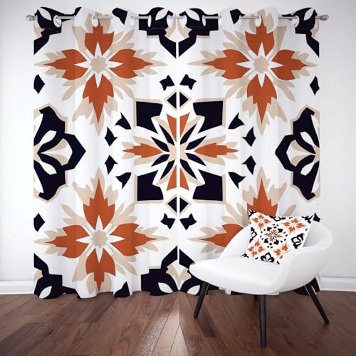 Biauyaii Blumen Druck Artistic Vorhang mit Verdunkelung H210 x B132 cm 2er Pack Moderner Ästhetik Vorhänge Blickdicht für Küche Balkontür Schlafzimmer Gardinen Hitzeschutz Türvorhang mit Ösen Biauyaii Blumen Druck Artistic Vorhang mit Verdunkelung H210 x B132 cm 2er Pack Moderner Ästhetik Vorhänge Blickdicht für Küche Balkontür Schlafzimmer Gardinen Hitzeschutz Türvorhang mit Ösen von Biauyaii