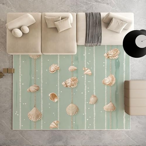 Biauyaii Hülse Meereslebewesen Teppich Kinderzimmer Waschbarer rutschfest Rug Moderner Artistic Teppich Weiche Kurzflor 60 x 110 cm Carpet für Wohnzimmer Schlafzimmer Bürostuhl Küche Biauyaii Hülse Meereslebewesen Teppich Kinderzimmer Waschbarer rutschfest Rug Moderner Artistic Teppich Weiche Kurzflor 60 x 110 cm Carpet für Wohnzimmer Schlafzimmer Bürostuhl Küche von Biauyaii
