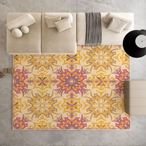 Biauyaii Jahrgang Paisley Teppich Kinderzimmer Waschbarer rutschfest Rug Regelmäßig Geometrie Teppich Weiche Kurzflor 80 x 150 cm Carpet für Wohnzimmer Schlafzimmer Bürostuhl Küche Biauyaii Jahrgang Paisley Teppich Kinderzimmer Waschbarer rutschfest Rug Regelmäßig Geometrie Teppich Weiche Kurzflor 80 x 150 cm Carpet für Wohnzimmer Schlafzimmer Bürostuhl Küche von Biauyaii