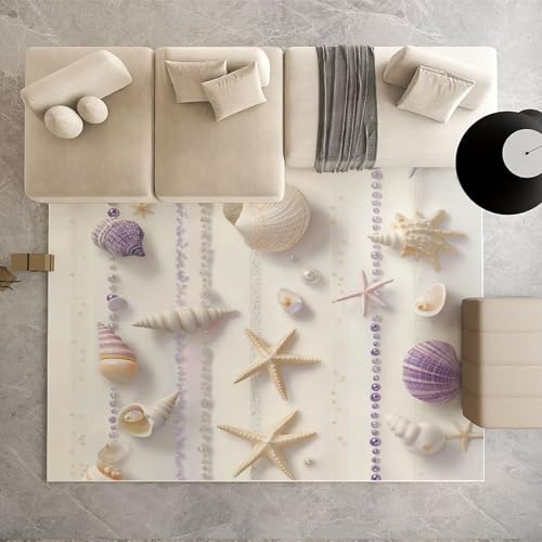 Biauyaii Seester Hülse Perlen Teppich Kinderzimmer Waschbarer rutschfest Rug Meereslebewesen Teppich Weiche Kurzflor 80 x 150 cm Carpet für Wohnzimmer Schlafzimmer Bürostuhl Küche Biauyaii Seester Hülse Perlen Teppich Kinderzimmer Waschbarer rutschfest Rug Meereslebewesen Teppich Weiche Kurzflor 80 x 150 cm Carpet für Wohnzimmer Schlafzimmer Bürostuhl Küche von Biauyaii