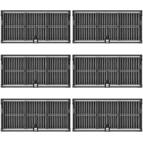 HEPA Filter für Dreame X40 Ultra/L10s Pro Ultra Heat/X40 Ultra Complete/L40 Ultra/X40 Master/X30 Ultra/X30 Pro Plus/X30 Pro Ultra Roboter Staubsauger Ersatzfilter Zubehör 6 Stück Filters von Bibemorol