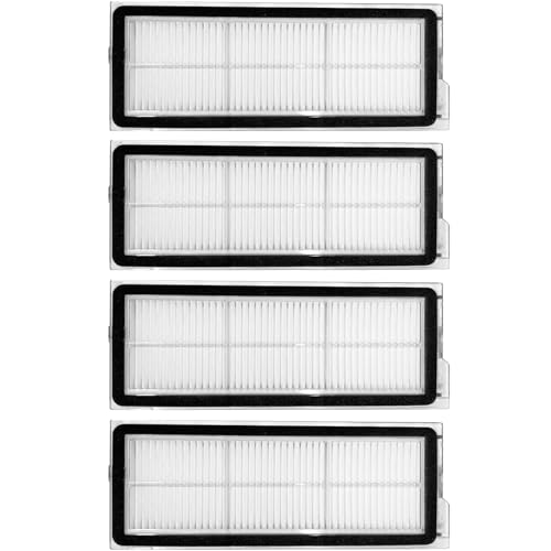 HEPA Filter für Roborock Qrevo S/Qrevo Curve/Qrevo Pro/Qrevo Plus/Qrevo MaxV/Qrevo Edge Roboter Staubsauger Ersatzfilter Zubehör Filter 4 Stück von Bibemorol