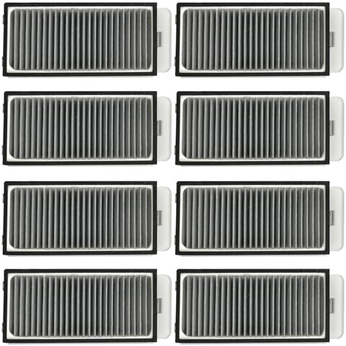 HEPA Filter kompatibel mit Dreame X50 Ultra Complete/L50 Pro Ultra /X50 Master/S40 Enhanced Edition/X40 Pro Enhanced/X40 Plus Saugroboter Zubehör, Ersatzteilfilter Waschbarer Filter 8 Stück von Bibemorol