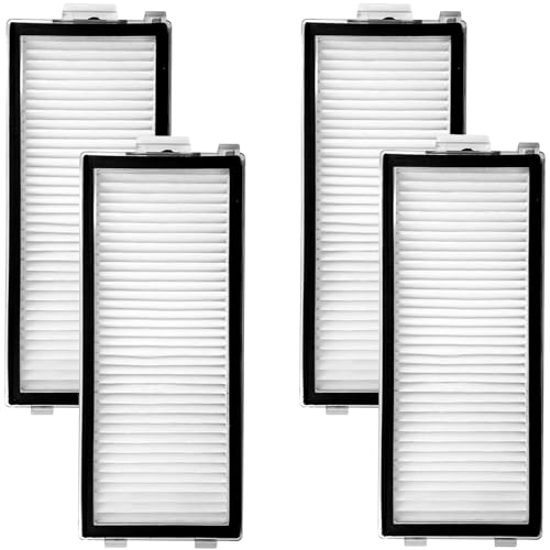 HEPA-Filter kompatibel mit Roborock Qrevo Master/Qrevo Slim/Saros Z70 Saugroboter, nicht für Roborock andere Modelle Saugroboter Ersatzteilfilter Waschbarer Filter 4 Stück von Bibemorol