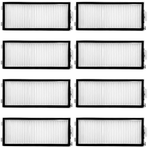 HEPA-Filter kompatibel mit Roborock Qrevo Master/Qrevo Slim/Saros Z70 Saugroboter, nicht für Roborock andere Modelle Saugroboter Ersatzteilfilter Waschbarer Filter 8 Stück von Bibemorol