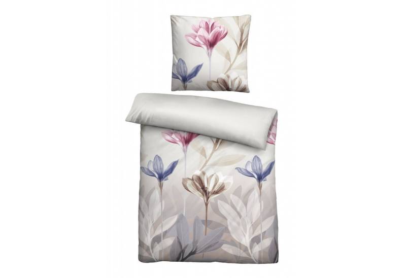 Biberna Bettwäsche Biberna Seersucker Bettwäsche 135 x 200 cm + 80 x 80 cm, taupe, Seersucker Biberna Bettwäsche Biberna Seersucker Bettwäsche 135 x 200 cm + 80 x 80 cm, taupe, Seersucker von Biberna