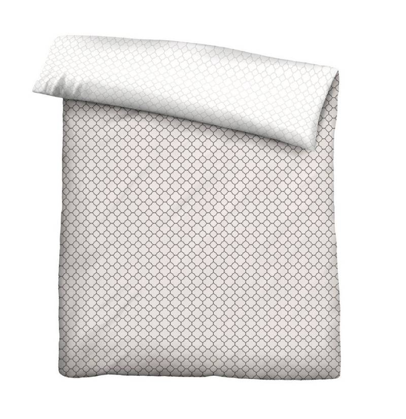 Biberna Bettwäsche biberna 0636045 Mako-Satin Bettwäsche GRAFIK - MIX von Biberna