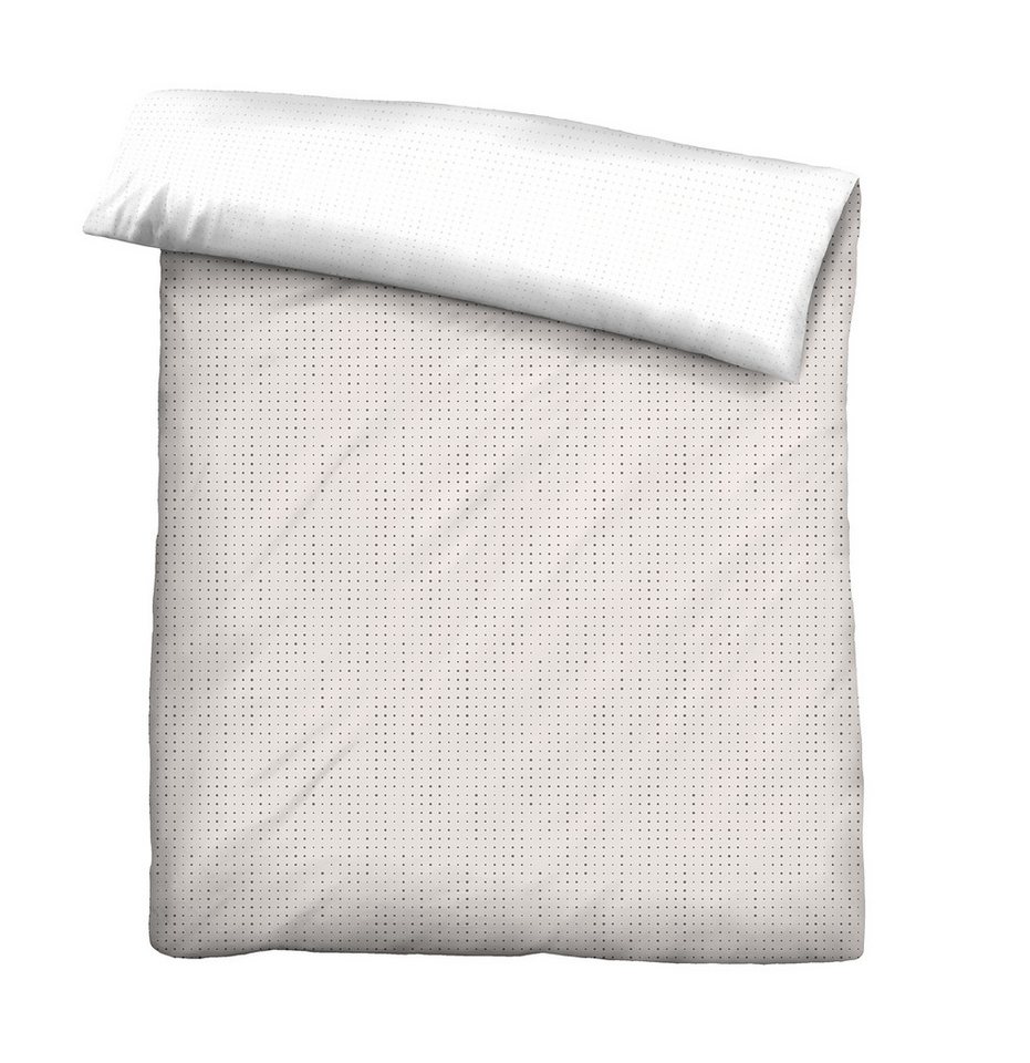 Biberna Bettwäsche biberna 0636047 Mako-Satin Bettwäsche PUNKTE - MIX von Biberna