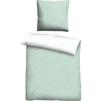 Biberna Wendebettwäsche "Combinate in Gr. 135x200, 155x220 oder 200x200 cm" 2 Stk. tlg. Bettwäsche aus Baumwolle, zeitlose Bettwäsche mit Wendeoptik von Biberna