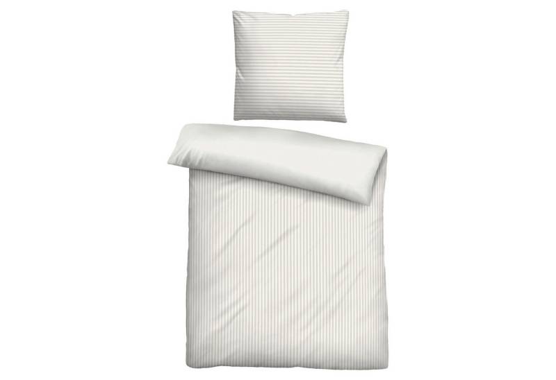 Biberna Wendebettwäsche SATTRI, 135 x 200 cm, Silbergrau, 2-teilig, Satin, mit Reißverschluss, Waschbar bei 60 °C Biberna Wendebettwäsche SATTRI, 135 x 200 cm, Silbergrau, 2-teilig, Satin, mit Reißverschluss, Waschbar bei 60 °C von Biberna