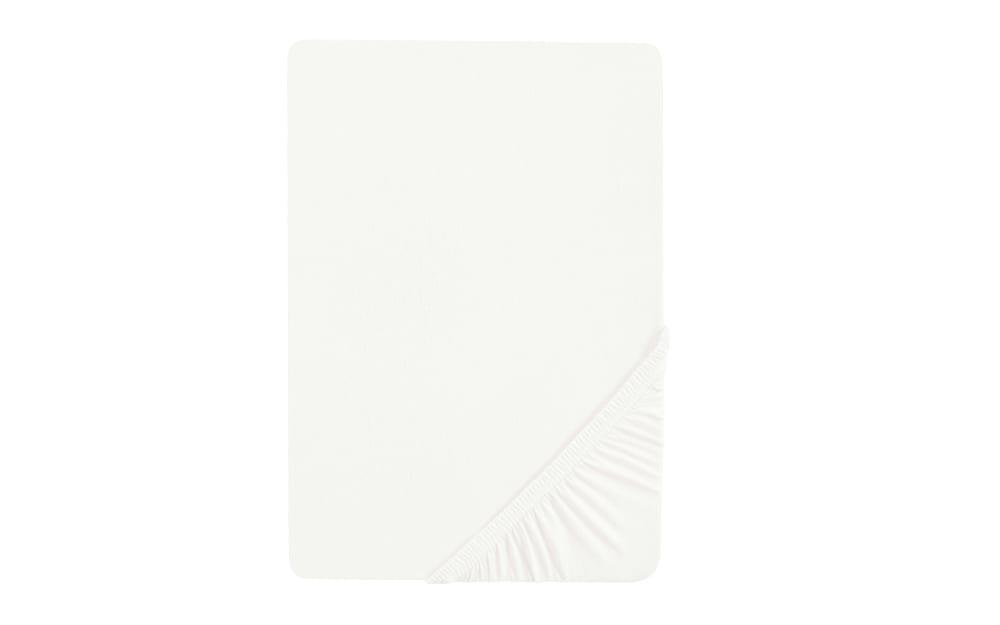 Boxspring-Spannbetttuch, weiß, 140 x 200 x 25 cm von Biberna