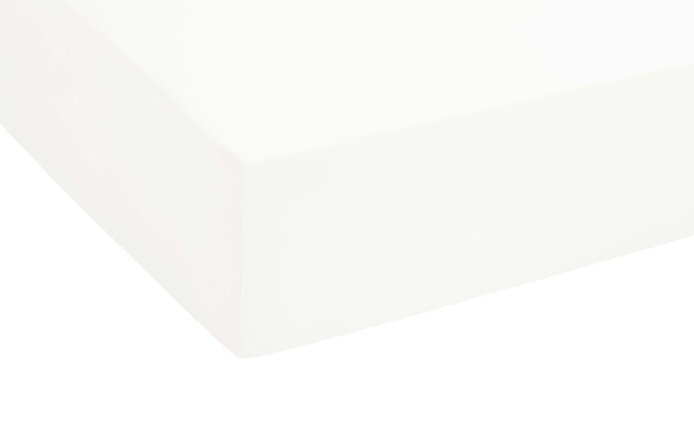 Boxspring-Spannbetttuch, weiß, 180 x 200 cm von Biberna