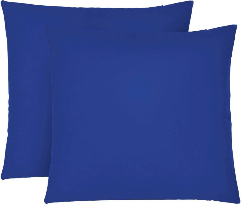 Biberna Kissenbezug Michi Feinjersey mit Reißverschluss, (2 Stück), verschiedene Größen, Feinjersey Kissenhülle aus 100% Baumwolle von Biberna