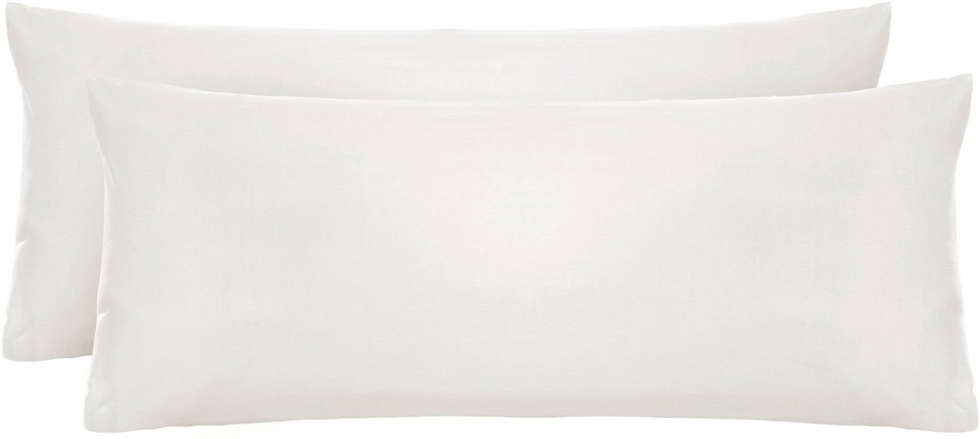 Biberna Kissenbezug Michi Feinjersey mit Reißverschluss, (2 Stück), verschiedene Größen, Feinjersey Kissenhülle aus 100% Baumwolle von Biberna