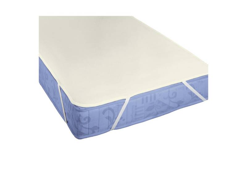 Matratzenauflage Biberna Molton Matratzenschutzauflage Premium Größe 70x140 cm natur Biberna von Biberna