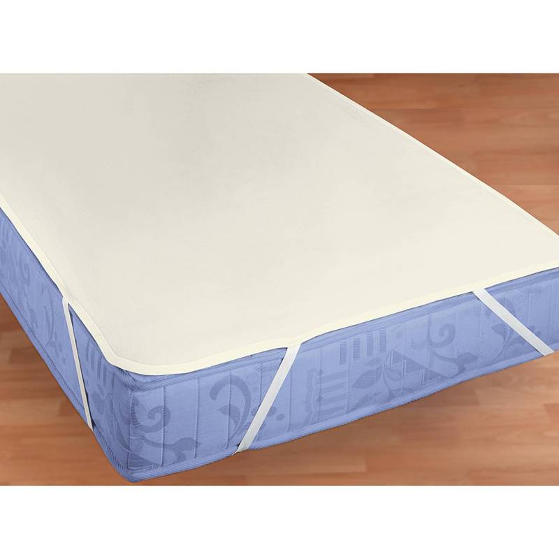 home24 Molton-Matratzenauflage 0808422 180 x 200 cm Beige von home24