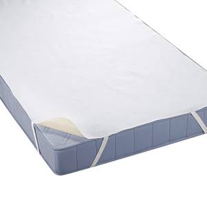 home24 Molton-Matratzenauflage 0809600 100 x 200 cm Weiß von home24