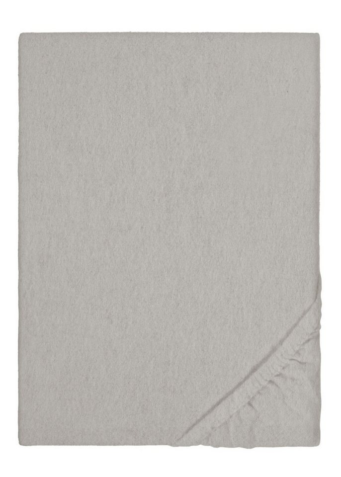 Biberna Spannbettlaken Hermal, Flanell, Gummizug: rundum, (1 Stück), 100% Baumwolle, weich+warm, Matratzenhöhe bis 22 cm, Made in Germany von Biberna