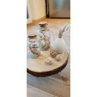 Flower Bottle - Trockenblumen Im Glas Korkenglas Tischdekoration Deko Geschenk Danke Hochzeitsgeschenk Personalisiert von BibisDekoSchmiede