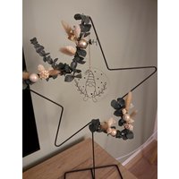 Metallstern Mit Eukalyptus - Stehend Weihnachtsstern Trockenblumen Weihnachtsdeko Trockenblumendeko Trockenblumenstern Metallstern Mit Eukalyptus - Stehend Weihnachtsstern Trockenblumen Weihnachtsdeko Trockenblumendeko Trockenblumenstern von BibisDekoSchmiede