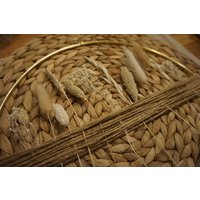 Trockenblumenkranz Mit Kordel/Türkranz Fensterdeko Boho Wanddekoration von BibisDekoSchmiede