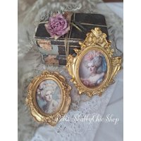Shabby Chic Barocke Damenbildchen Ein Set Shabby Chic Barocke Damenbildchen Ein Set von BibisShabbyChicShop