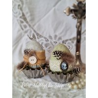 Shabby Chic Ostereier in Kuchenförmchen Shabby Chic Ostereier in Kuchenförmchen von BibisShabbyChicShop