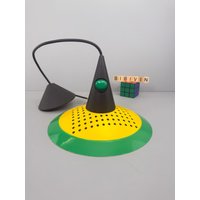 Bolte Hängelampe - Postmodernes 80Er-Jahre Memphis Design in Gelb & Grün Made Germany | Modell 58677 von Bibivin