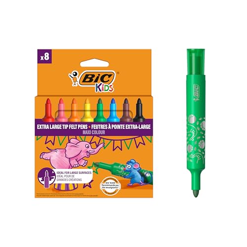BIC Kids 946442 Fasermaler"DECORALO", 8 Stück 8-farbig sortiert BIC Kids 946442 Fasermaler"DECORALO", 8 Stück 8-farbig sortiert von BIC