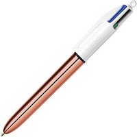 BIC 4-Farben-Kugelschreiber 4 Colours Shine rosegold, Schreibfarbe: blau, schwarz, rot, grün, 1 St. BIC 4-Farben-Kugelschreiber 4 Colours Shine rosegold, Schreibfarbe: blau, schwarz, rot, grün, 1 St. von Bic