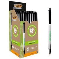 BIC - Kugelschreiber ® Clic Stic ecolutions® 0,4mm schwarz dokumentenecht Farbe des Schaftes: frostig/transparent von Bic