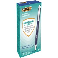 BIC Kugelschreiber Kugelschrei Clic Stic bl 20St 0.4 mm Blau von Bic