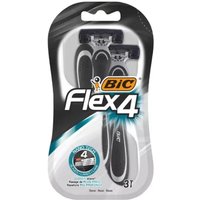 BIC Flex 4 Herrenrasierer, 4 Klingen, 3 Stück von Bic