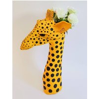 Pappmaché Giraffe Vase, Yayoi von BichoSoltoStudio
