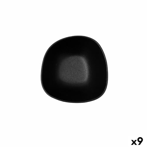 Bidasoa Fosil Schüssel, Schwarz, Keramik, quadratisch, 14 x 13,9 x 6,8 cm, 9 Stück Bidasoa Fosil Schüssel, Schwarz, Keramik, quadratisch, 14 x 13,9 x 6,8 cm, 9 Stück von Bidasoa